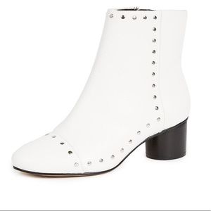 White booties from Rebecca Minkoff